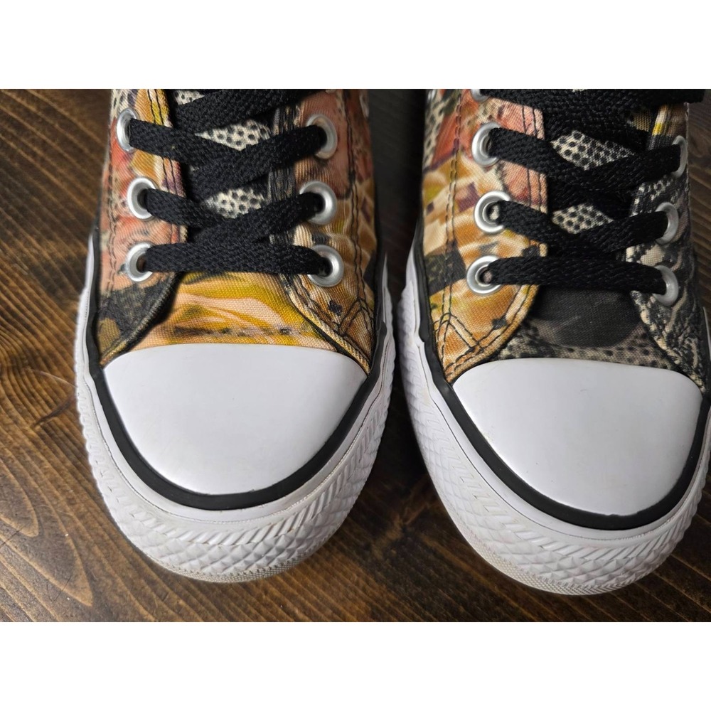 Converse All Star Women's Shoes Size‎ 7 Brown Black White Floral Print Shoes - Picture 5 of 15